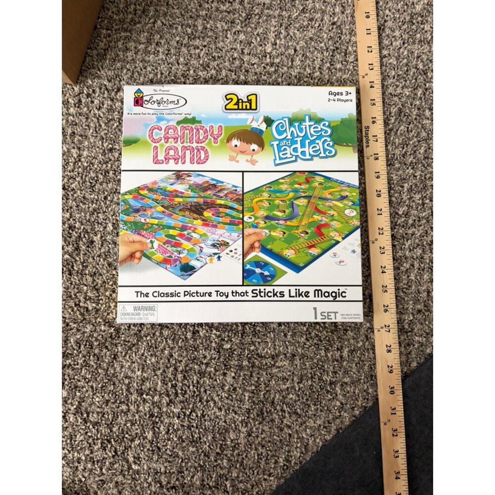 candy land and chutes and ladders 2 in 1 game